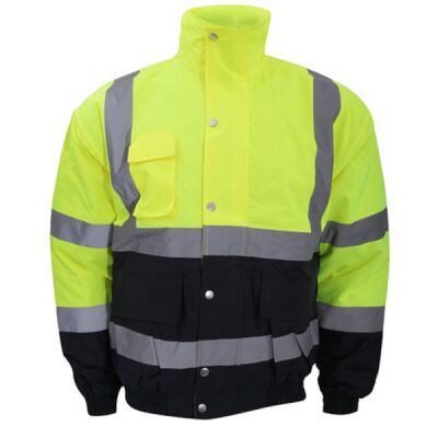 Hi-vis two-tone bomber jacket (HVP218) Thumbnail
