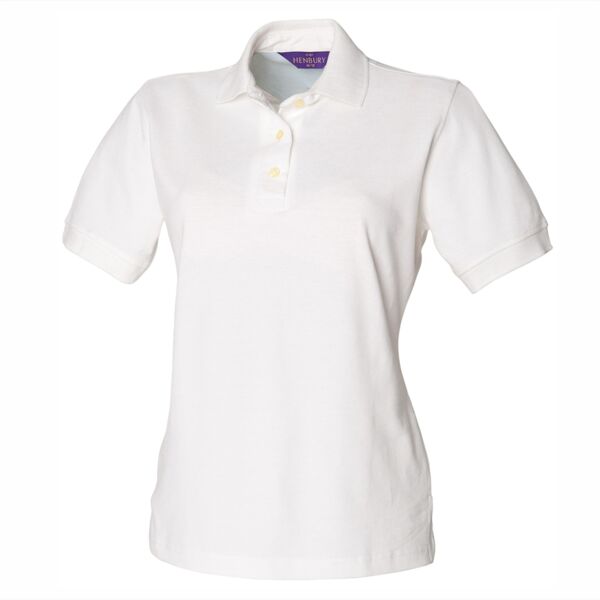 Women's classic cotton piqué polo shirt Thumbnail
