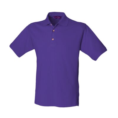 Classic cotton piqué polo with stand-up collar Thumbnail