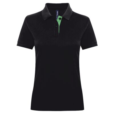 Women's contrast polo Thumbnail
